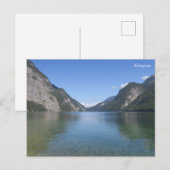 Königssee Bavarian Alps Briefkaart (Voorkant / Achterkant)