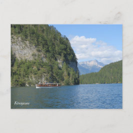 Königssee Bavarian Alps Briefkaart