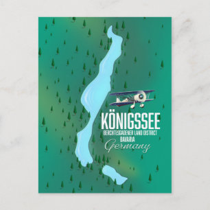 Königssee Berchtesgadener Duitsland Briefkaart
