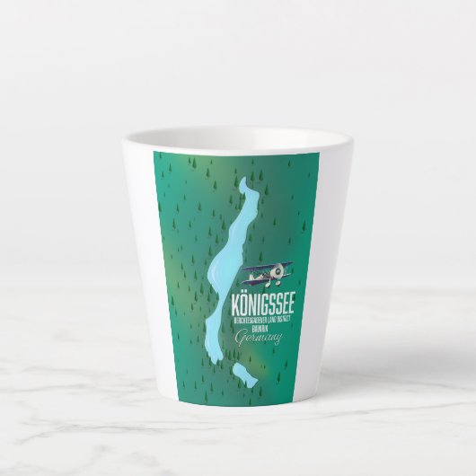 Königssee Berchtesgadener Duitsland Latte Mok (Voorkant)