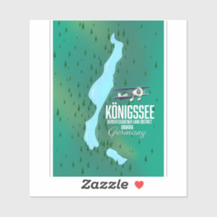 Königssee  Berchtesgadener Duitsland Sticker