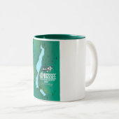 Königssee Berchtesgadener Duitsland Tweekleurige Koffiemok (Voorkant rechts)