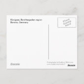 Königssee Briefkaart (Achterkant)