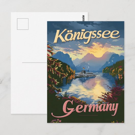 Königssee Duitsland Briefkaart (Voorkant / Achterkant)