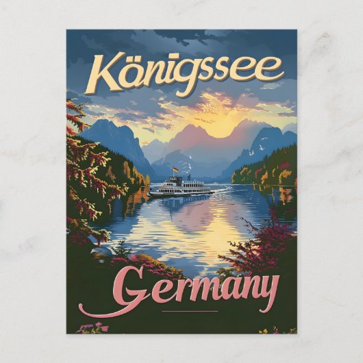 Königssee Duitsland Briefkaart (Voorkant)