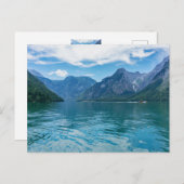 Königssee in Beieren, Berchtesgaden Briefkaart (Voorkant / Achterkant)