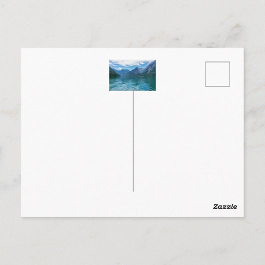 Königssee in Beieren, Berchtesgaden Briefkaart (Achterkant)