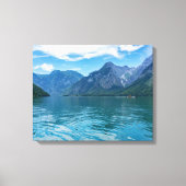 Königssee in Beieren, Berchtesgaden Canvas Afdruk (Voorkant)