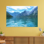 Königssee in Beieren, Berchtesgaden Canvas Afdruk (Insitu (Woonkamer))