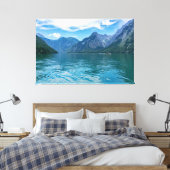 Königssee in Beieren, Berchtesgaden Canvas Afdruk (Insitu (Slaapkamer))