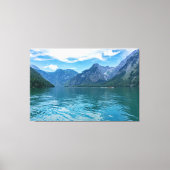 Königssee in Beieren, Berchtesgaden Canvas Afdruk (Voorkant)