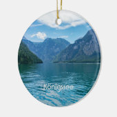 Königssee in Beieren, Berchtesgaden Keramisch Ornament (Links)