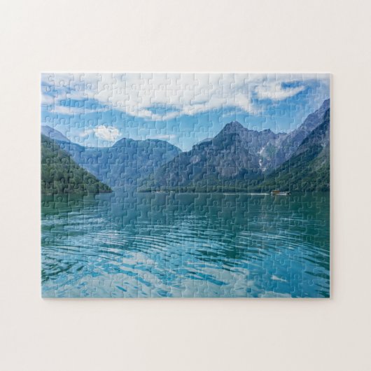 Königssee in Beieren, Berchtesgaden Legpuzzel (Horizontaal)