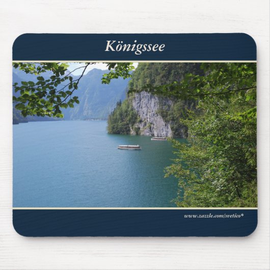 Königssee mousepad muismat (Voorkant)