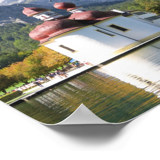 Königssee St Bartholomew's Church Poster (Hoek)