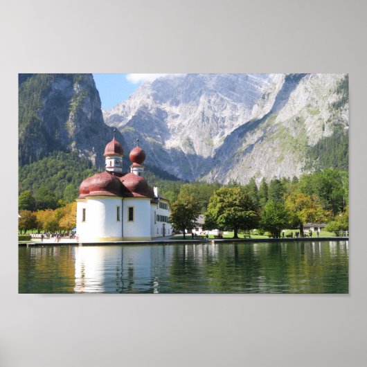 Königssee St Bartholomew's Church Poster (Voorkant)