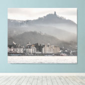 Königswinter am Rhein Canvas Afdruk (Insitu (Houten vloer))