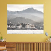 Königswinter am Rhein Canvas Afdruk (Insitu (Woonkamer))