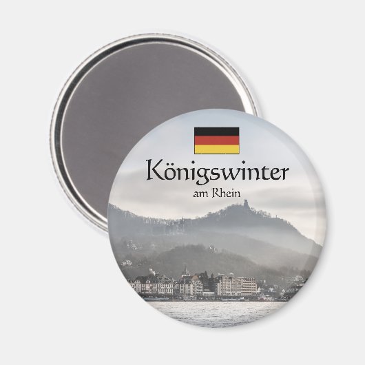 Königswinter am Rhein Magneet (Voorkant / Achterkant)