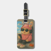 Konijn 02 Kinderen Bagagelabel (Voorkant verticaal)