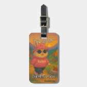 Konijn 06 Kids Bagagelabel (Voorkant verticaal)