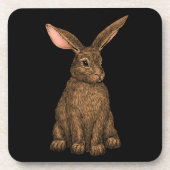 konijn 3 bier onderzetter (Voorkant)