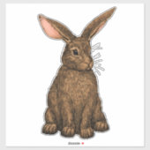 konijn 3 sticker (Vel)