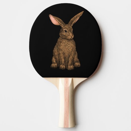 konijn 3 tafeltennisbatje (Voorkant)