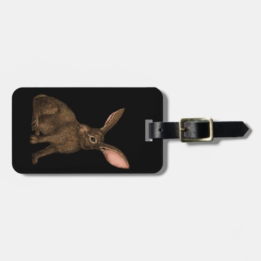 Konijn 4 bagagelabel (Voorkant horizontaal)