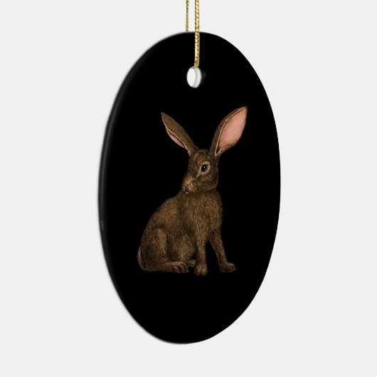 Konijn 4 keramisch ornament (Rechts)