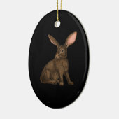 Konijn 4 keramisch ornament (Links)