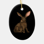 Konijn 4 keramisch ornament (Achterkant)