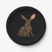 Konijn 4 papieren bordje (Voorkant)