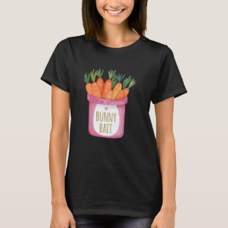 Konijn Aas Schattig Pasen Lente Tuinieren Wortel L T-shirt