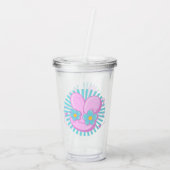 Konijn Acryl Drinkbeker (Achterkant)