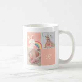 Konijn • Alfabet Monogram Mooie Baby Shower Koffiemok