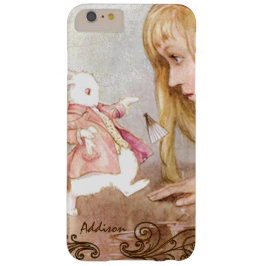 Konijn Alice in Wonderland iPhone 16 Plus Hoesje