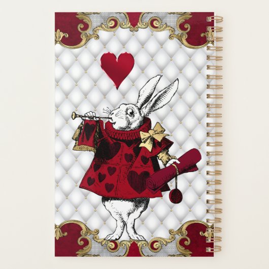  konijn Alice in Wonderland Planner (Achterkant)