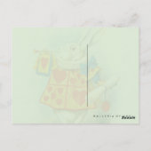 Konijn Alice Wonderland - Briefkaart / Uitnodiging (Achterkant)