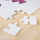 Konijn als Ballerina in Ballet Legpuzzel (Zijkant)