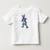 Konijn als Boxer met Boxing-handschoenen Kinder Shirts (Voorkant)