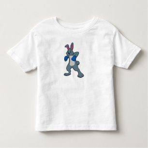 Konijn als Boxer met Boxing-handschoenen Kinder Shirts