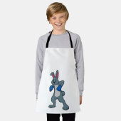 Konijn als Boxer met Boxing-handschoenen Schort (Gedragen)