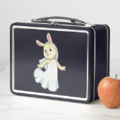 Konijn als bruid met sluier (In situ)