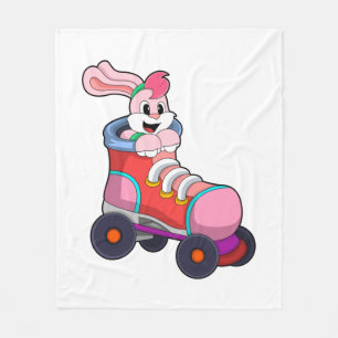 Konijn als gealigneerde Skater met gealigneerde Sc Fleece Deken