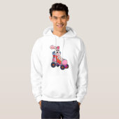 Konijn als gealigneerde Skater met gealigneerde Sc Hoodie (Voorkant volledig)