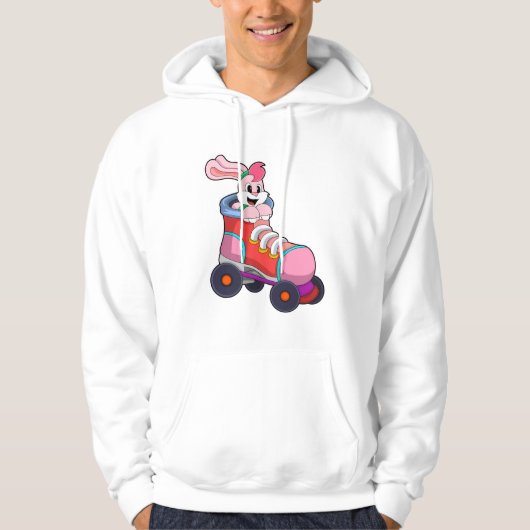 Konijn als gealigneerde Skater met gealigneerde Sc Hoodie (Voorkant)