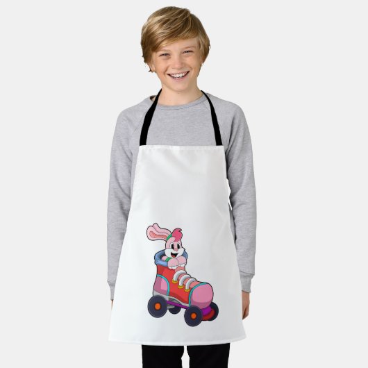 Konijn als gealigneerde Skater met gealigneerde Sc Schort (Gedragen)