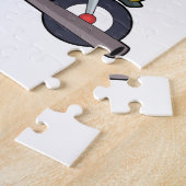 Konijn als motorrijder met motorfiets.PNG Legpuzzel (Zijkant)