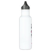 Konijn als secretaris van Notitieblok en bril Waterfles (Links)